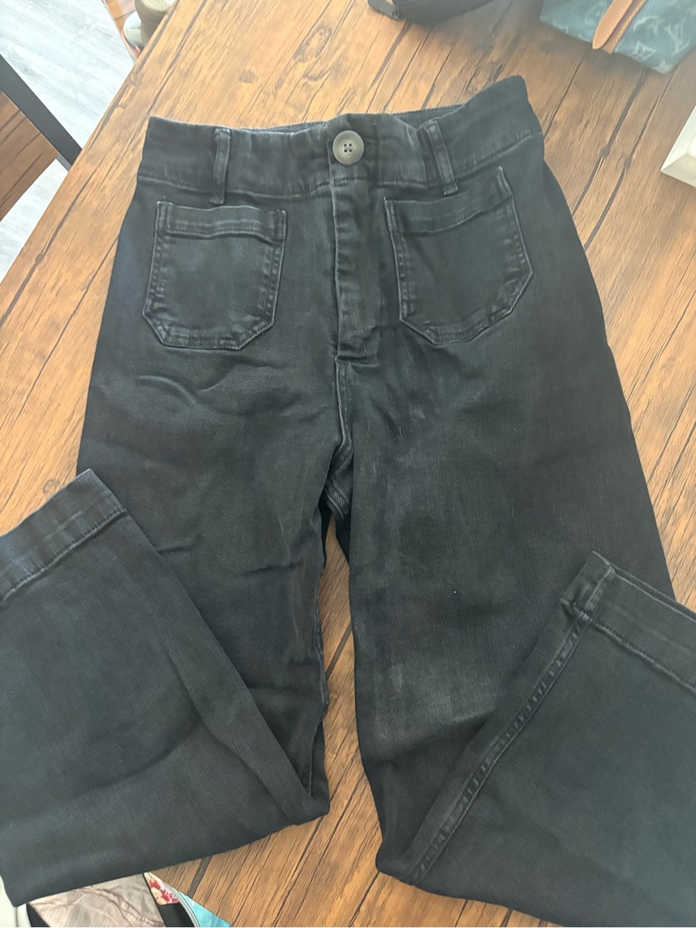 Pilcro Black High-Rise Jeans
